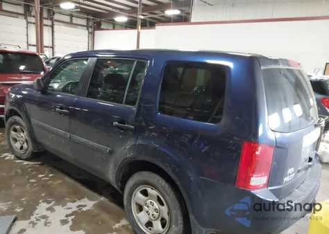 2013 Honda Pilot Lx from USA, damaged, VIN 5FNYF4H28DB082985